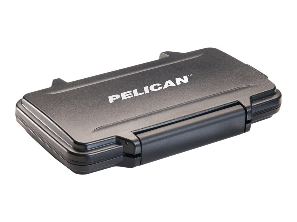 Pelican 0915 Memory Card Case - Memory case - capacity: 12 SD cards, 6 miniSD cards, 6 microSD cards - black