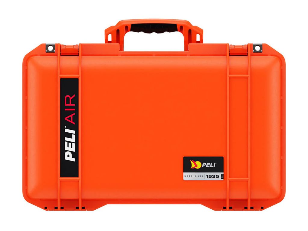 Pelican Air 1535 No Foam - Hard case - carry-on - HPX2 polymer, ABS plastic - orange 015350-0012-150