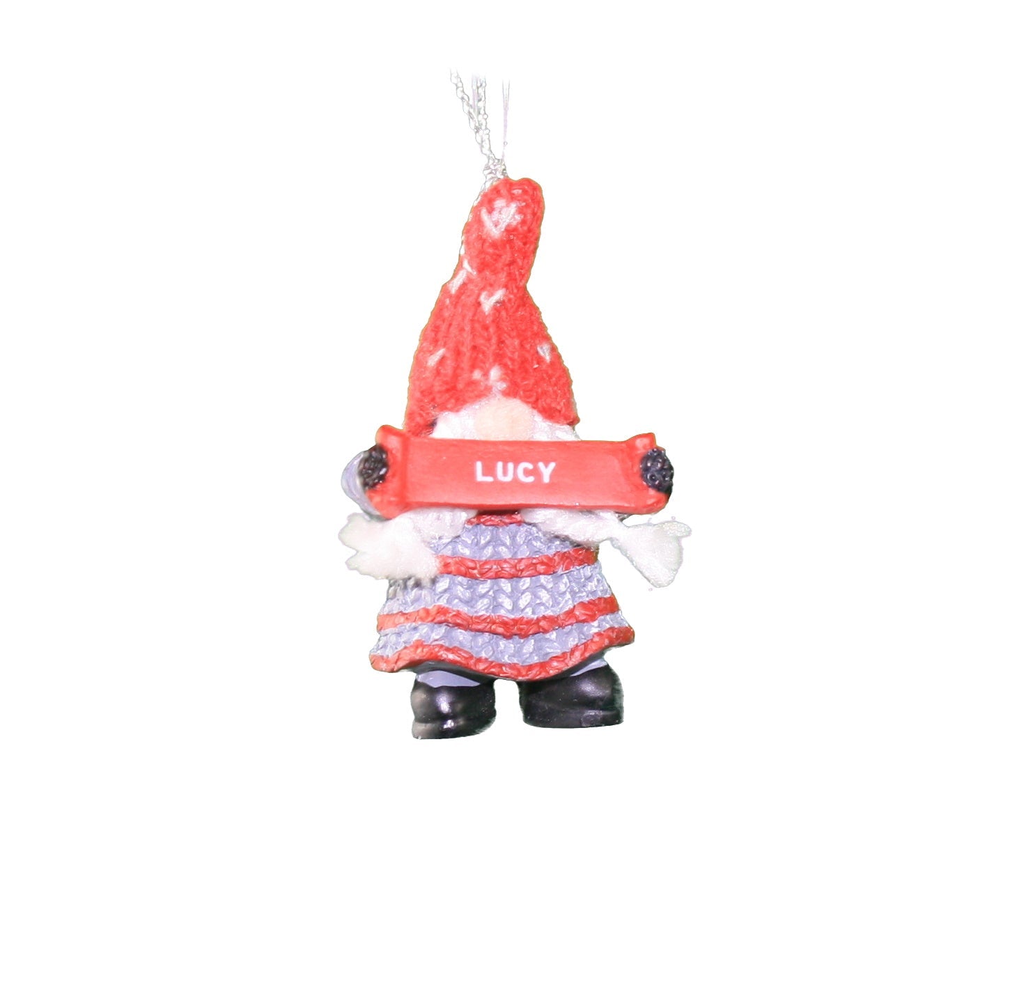 Personalized Gnome Ornament (Letters J-P) - Luke