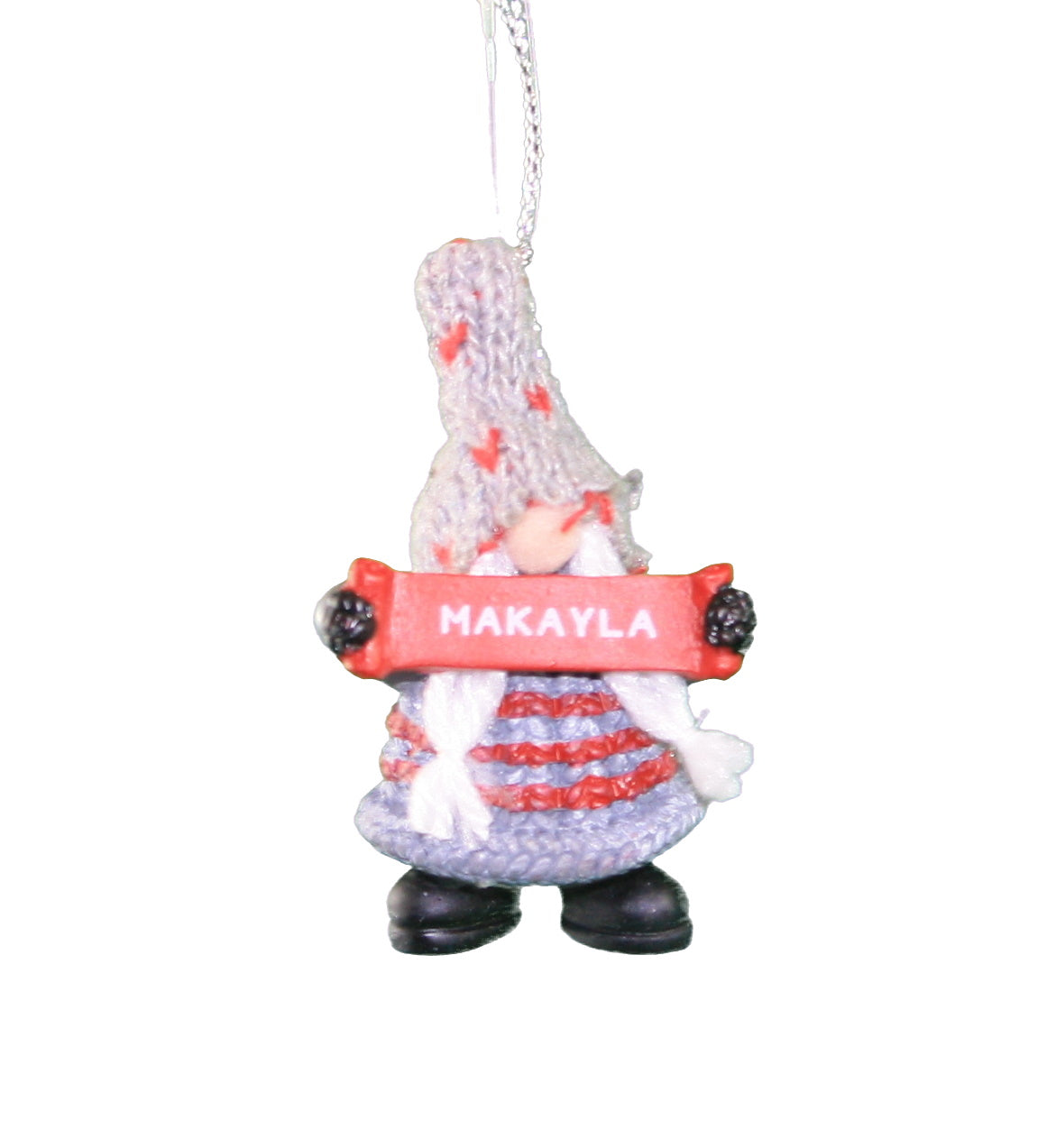 Personalized Gnome Ornament (Letters J-P) - Luke