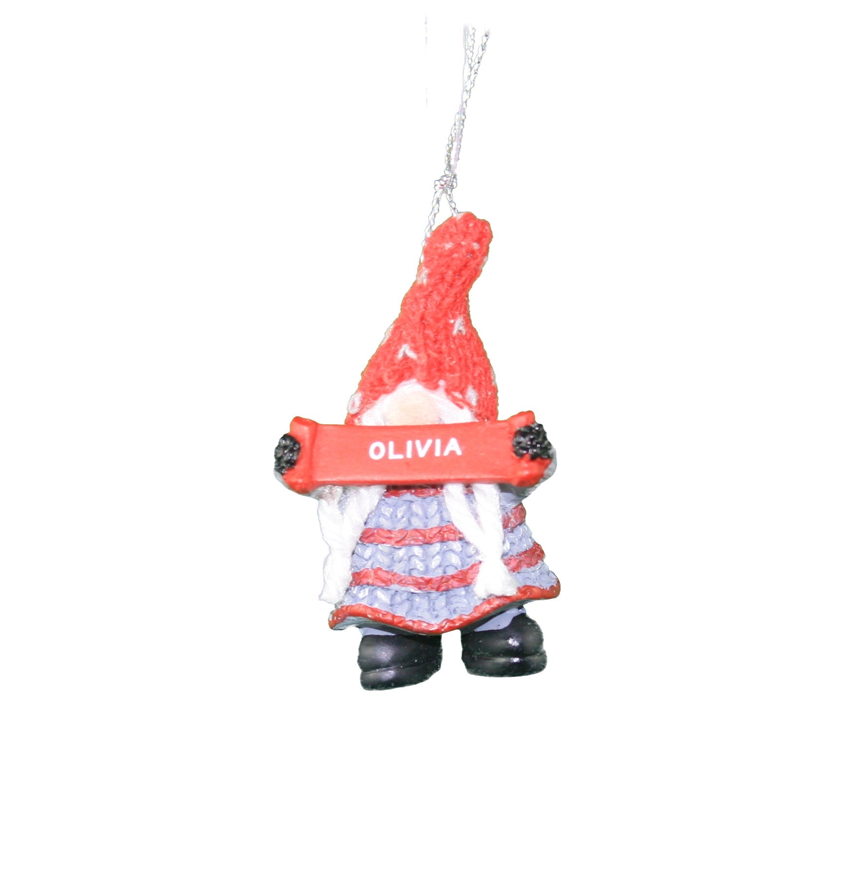 Personalized Gnome Ornament (Letters J-P) - Luke