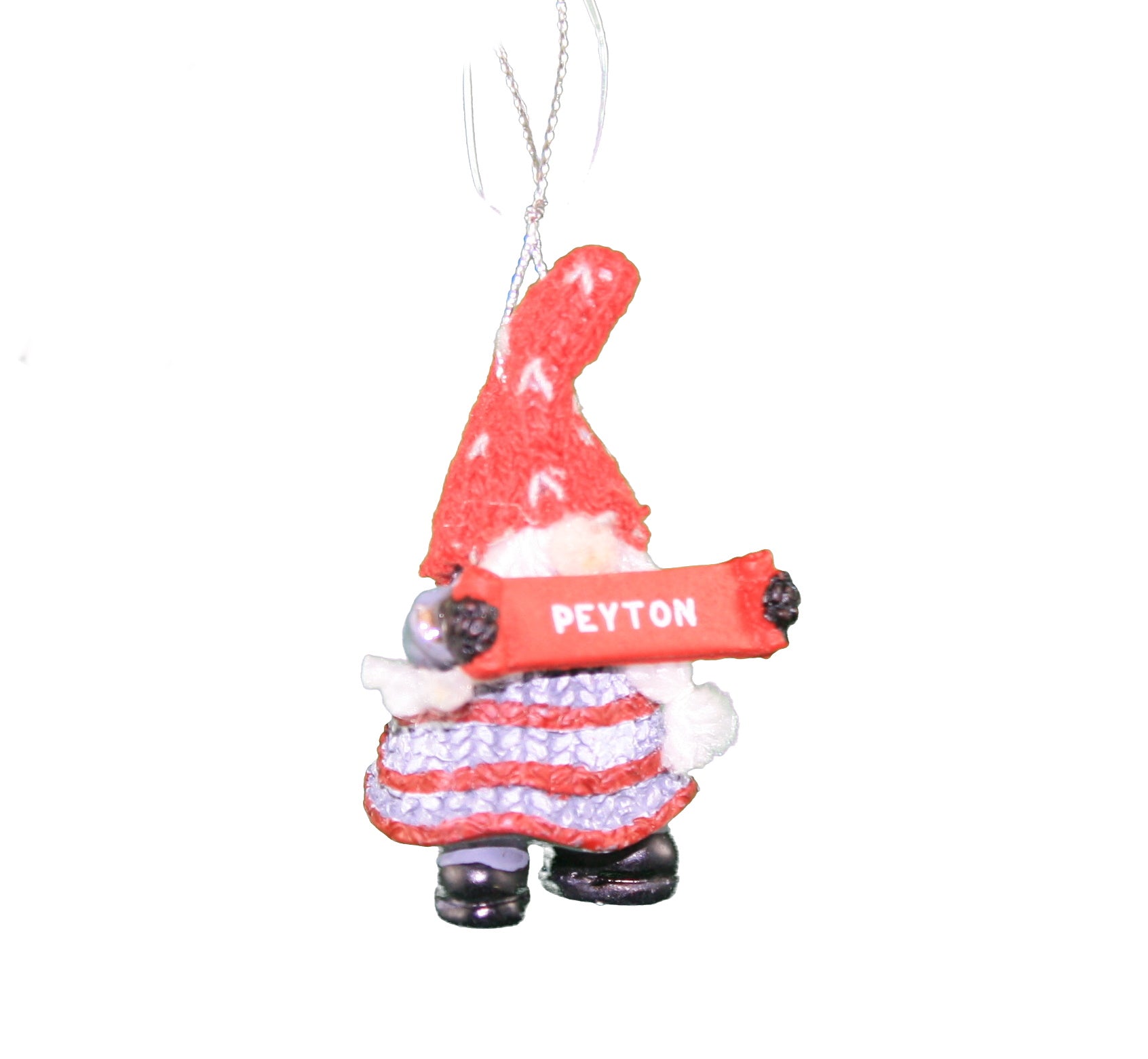 Personalized Gnome Ornament (Letters J-P) - Luke