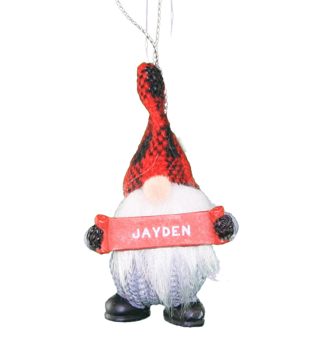 Personalized Gnome Ornament (Letters J-P) - Luke