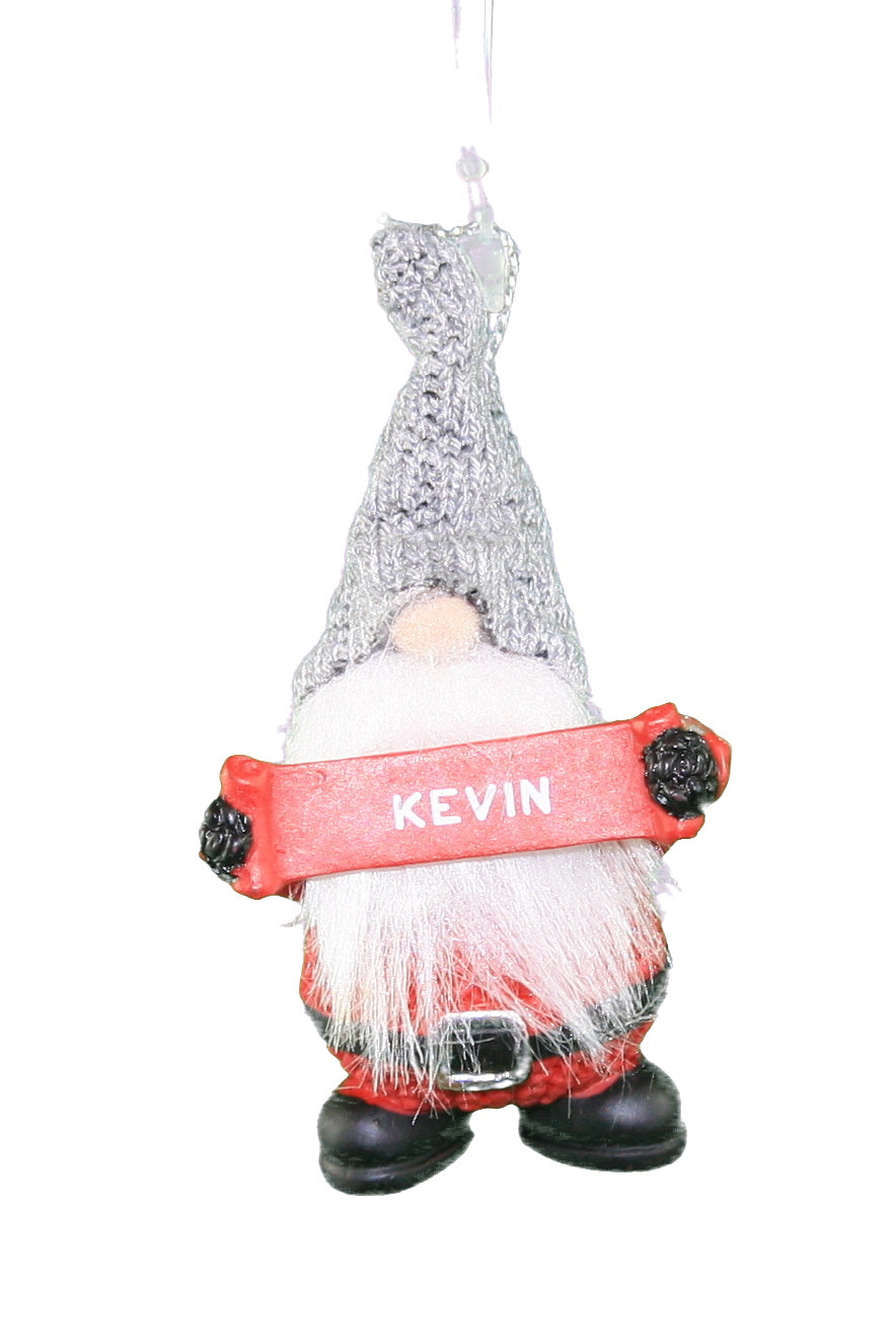 Personalized Gnome Ornament (Letters J-P) - Luke