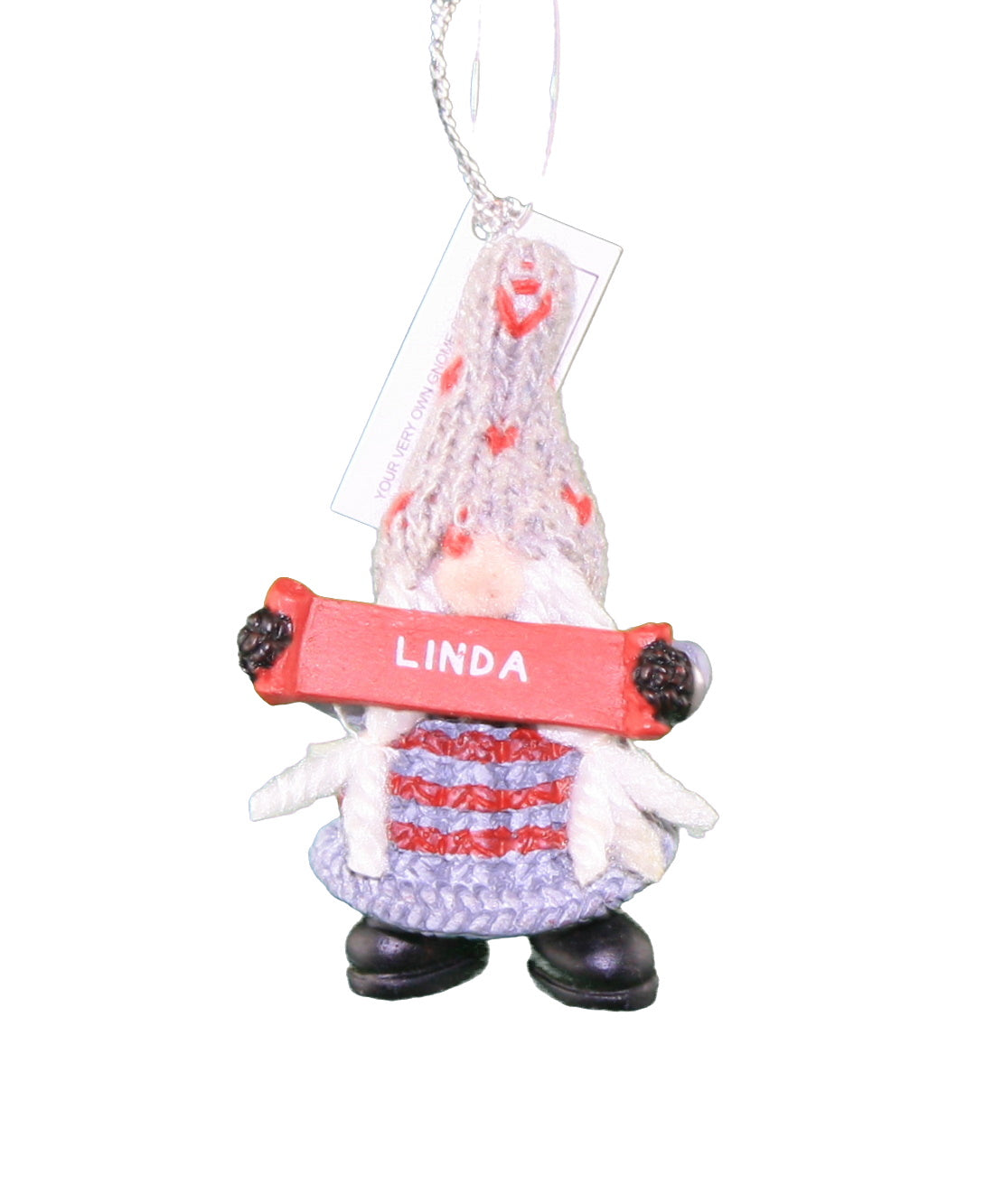 Personalized Gnome Ornament (Letters J-P) - Luke