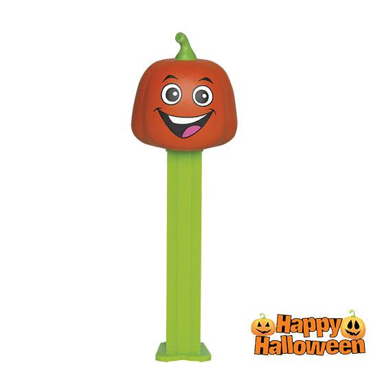Pez Dispenser Halloween with 3 Candy Rolls - Happy Jack-o-Lantern