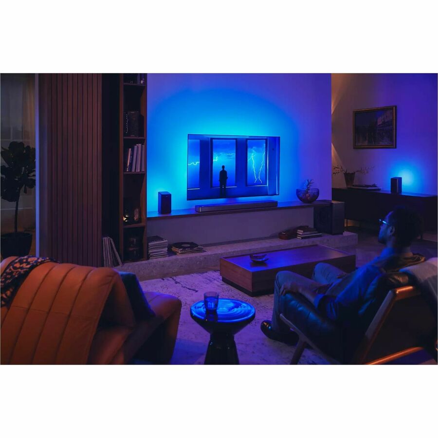 Philips Fidelio TAFS1 Bluetooth Speaker System - 60 W RMS - Alexa, Google Assistant, Siri Supported - Black