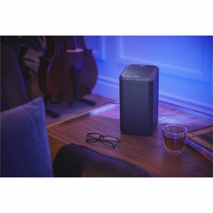 Philips Fidelio TAFS1 Bluetooth Speaker System - 60 W RMS - Alexa, Google Assistant, Siri Supported - Black