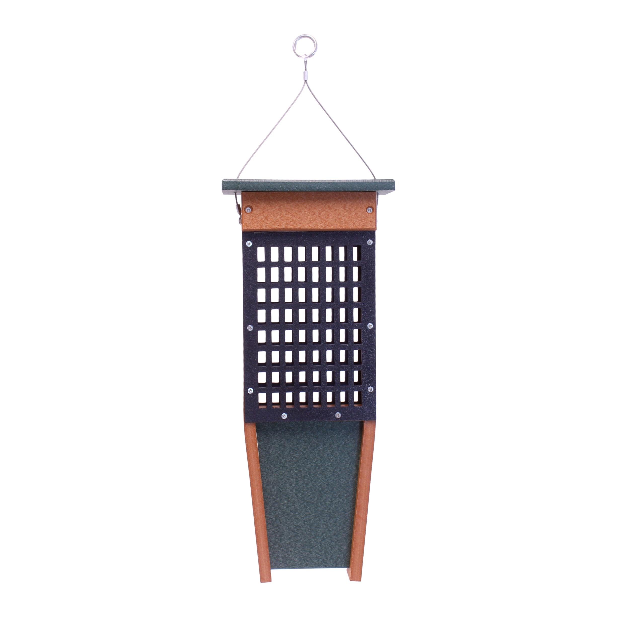 Pileated Woodpecker Suet Bird Feeder - Holds 2 Suet Cakes