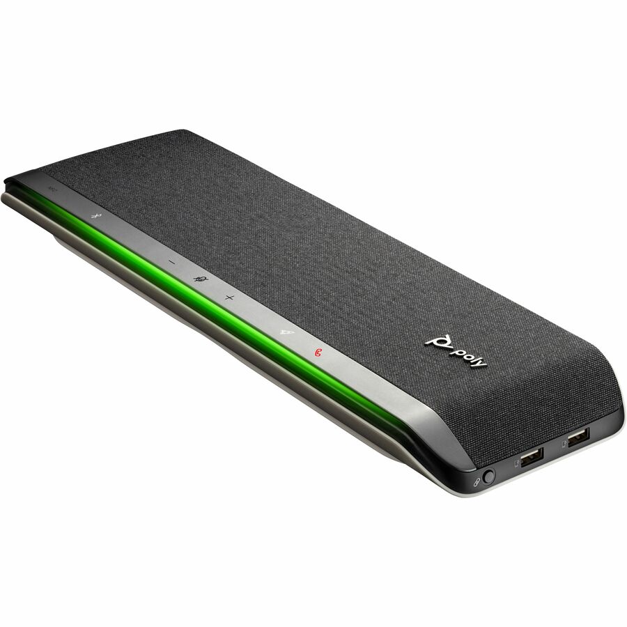 Poly Sync 60 Speakerphone - USB - Microphone - Silver