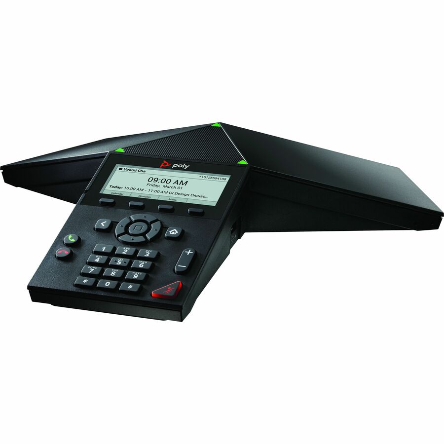 Poly Trio 8300 IP Conference Station - Corded/Cordless - Wi-Fi, Bluetooth - Black - TAA