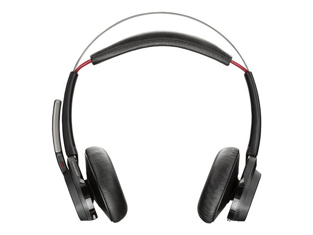 Poly Voyager Focus B825-M Headset - Stereo - Wireless - Bluetooth - 98 ft - On-ear -