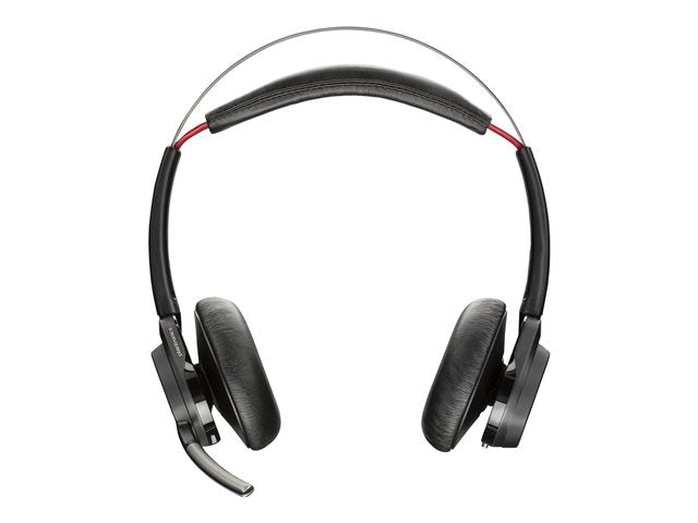 Poly Voyager Focus B825-M Headset - Stereo - Wireless - Bluetooth - 98 ft - On-ear -