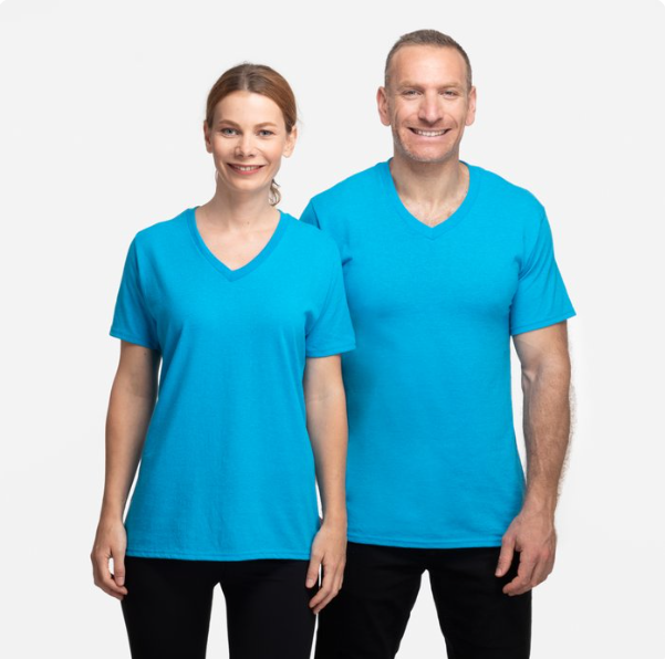 Port & Company® Ladies Core Cotton V-Neck Tee – Classic Comfort with Screenprint Flair