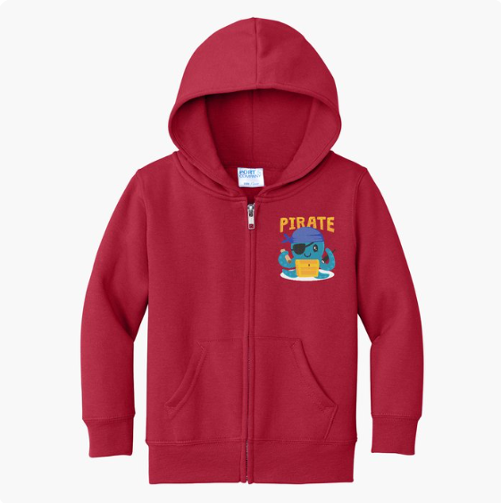 Precious Cargo® Toddler Core Fleece Full-Zip Hooded Sweatshirt – Easy-On Comfort, Perfect for Tiny Explorers