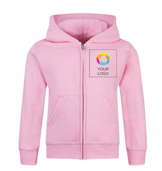 Precious Cargo® Toddler Core Fleece Full-Zip Hooded Sweatshirt – Easy-On Comfort, Perfect for Tiny Explorers