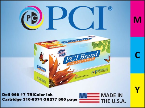 Premium Compatibles High Yield Inkjet Ink Cartridge - Alternative for Dell 310-8374 - Tri-color - 1 / Each 310-8374PC