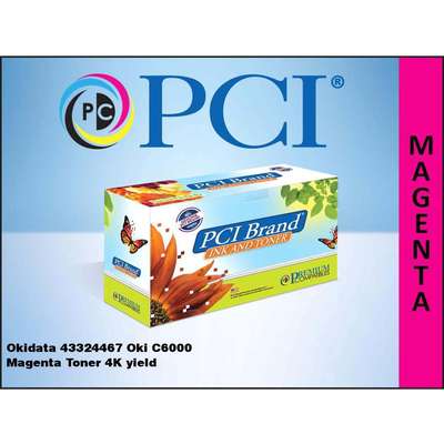 Premium Compatibles Laser Toner Cartridge - Alternative for Okidata 43324467 - Magenta - 1 / Each 43324467-PCI