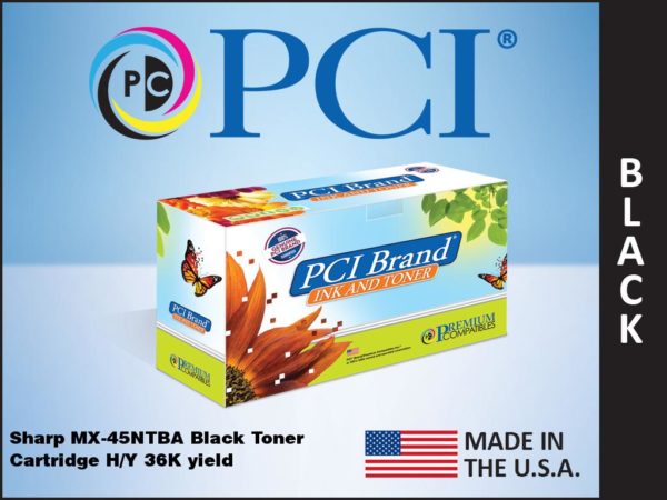 Premium Compatibles Ultra High Yield Laser Toner Cartridge - Alternative for Sharp MX-45NTBA - Black - 1 / Each MX-45NTBA-PCI
