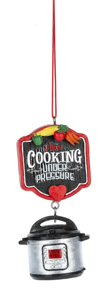 Pressure Cooker Ornament - I Love Cooking Under Pressure