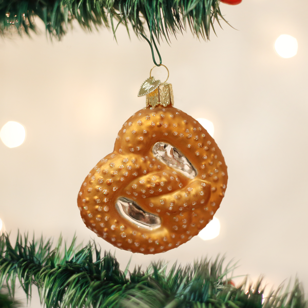 Pretzel Glass Ornament