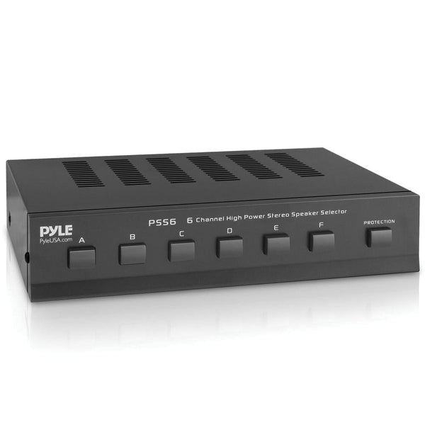 Pyle PSS6 High-Power Stereo Speaker Selector (6 Channel)
