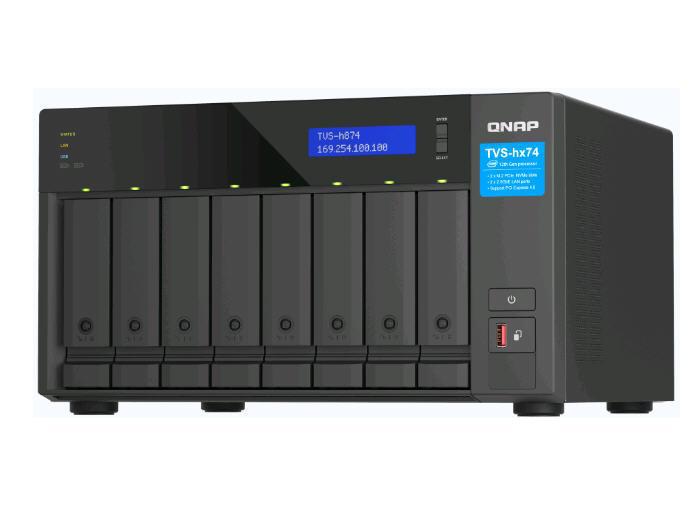 Qnap Ultra-High Speed 8 Bay Nas. Intel Core I7 12c TVS-H874-I7-32G-US
