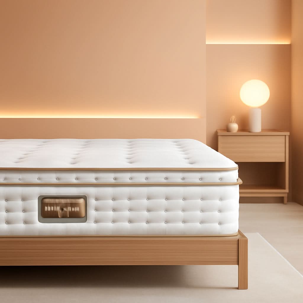 Queen Firm Hybrid Mattress Featuring Lumbar Support