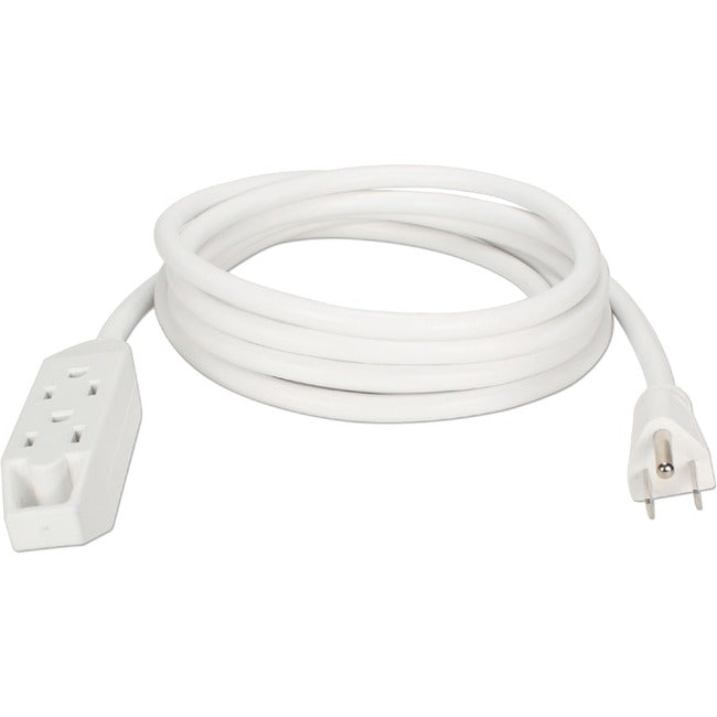 Qvs 3-Outlet 3-Prong 25Ft Power Extension Cord Pc3Px-25Wh