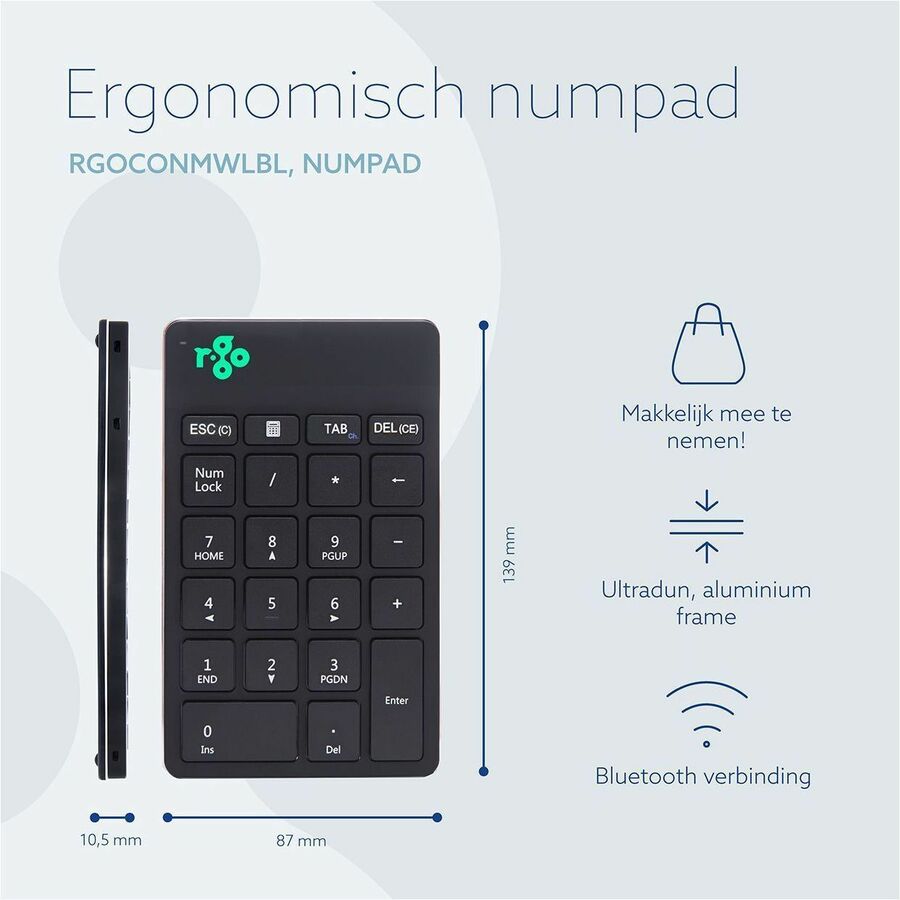 R-Go Keyboard Rgoconmwlbl