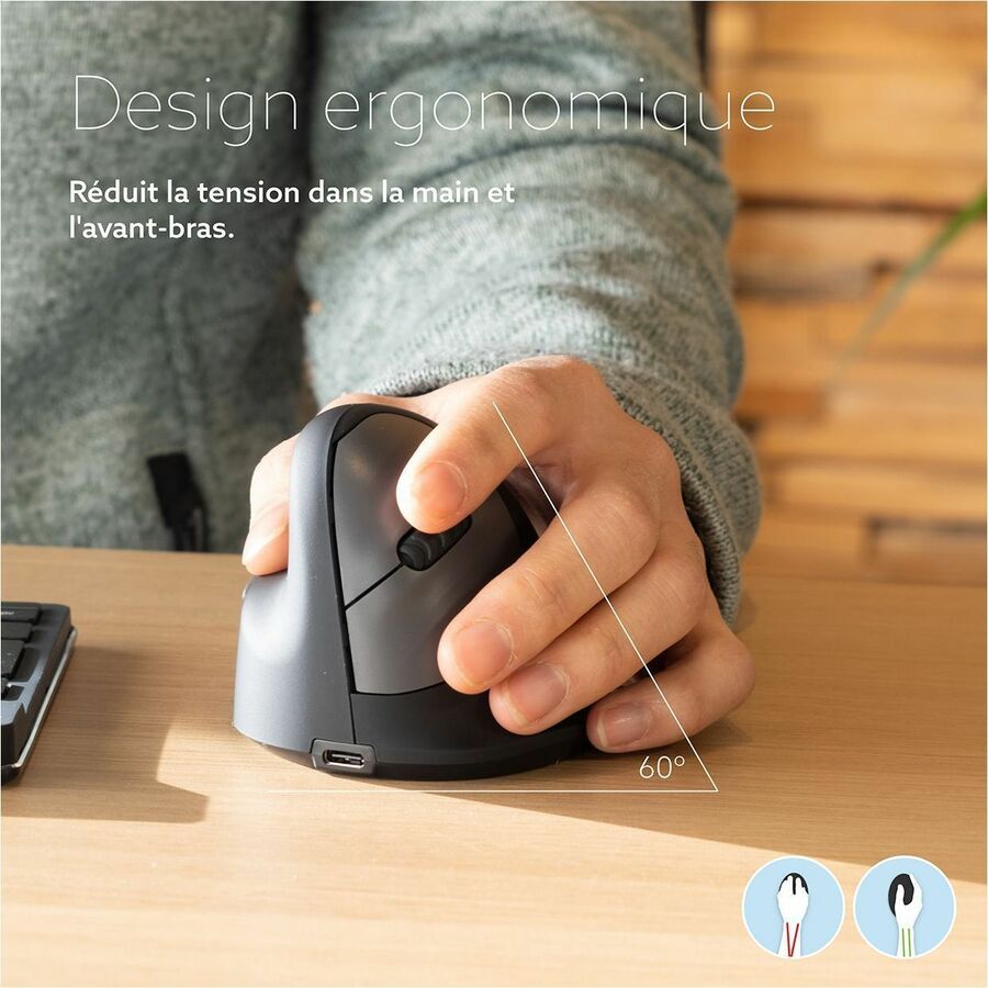 R-Go ergonomic mouse, HE Break RGOHELELAWL
