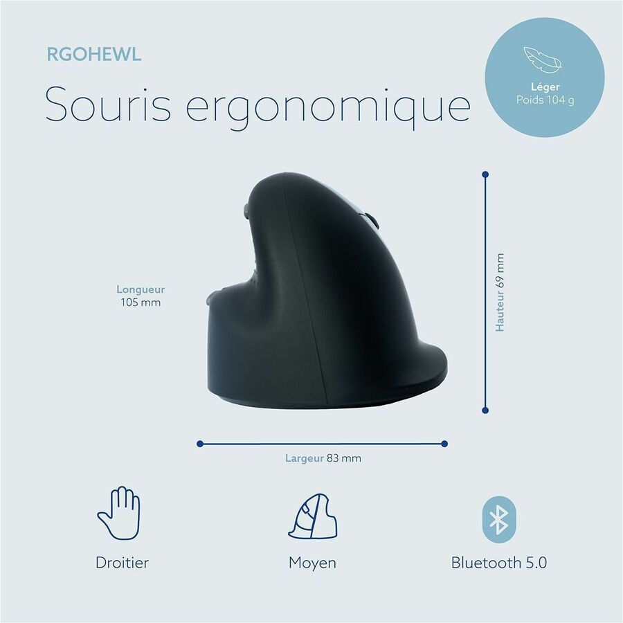 R-Go ergonomic mouse, HE Break RGOHEWL