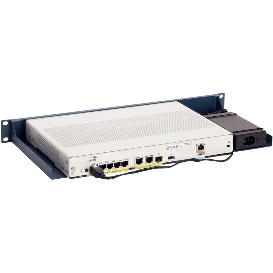 RACKMOUNT.IT Cisrack Rack Mount for Router Power Supply - Metallic Blue