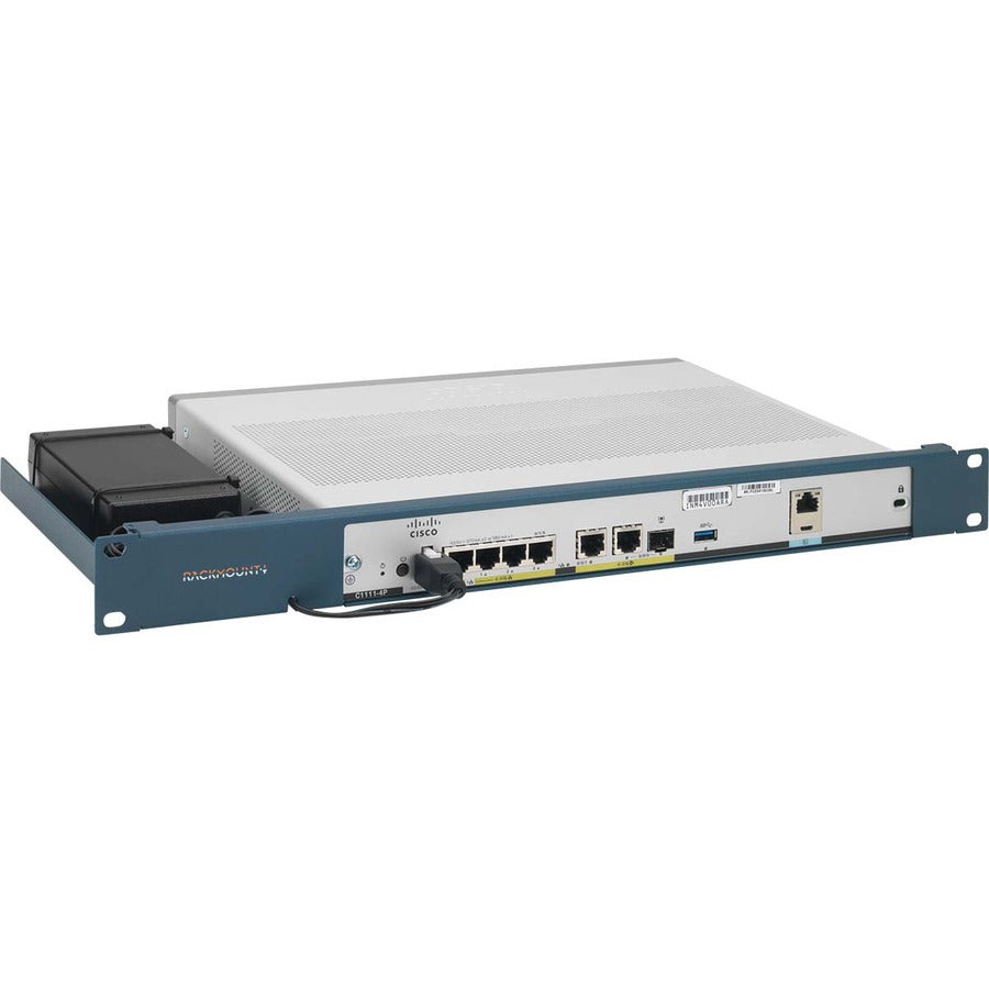 RACKMOUNT.IT Cisrack Rack Mount for Router Power Supply - Metallic Blue