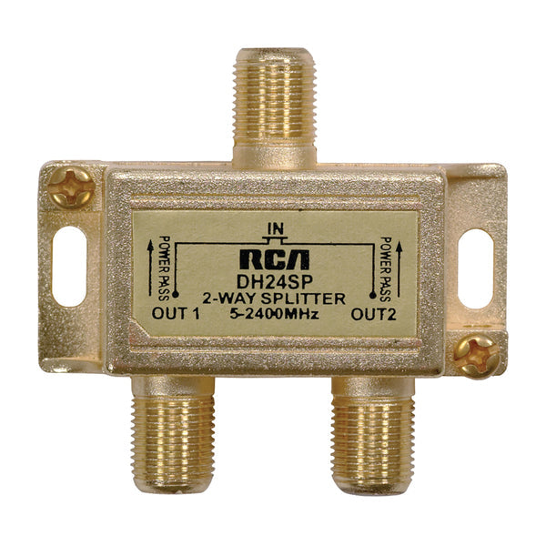 RCA DH24SPE 2-Way 2.4-GHz Bi-Directional Coaxial Splitter