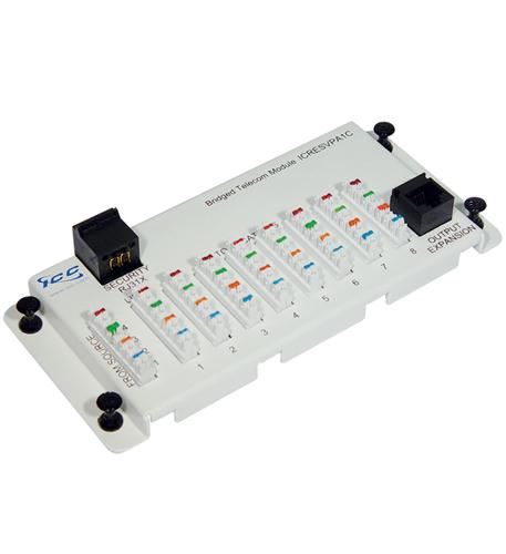 RESI MODULE- TELEPHONE- 8-PORT W/RJ31X ICC-ICRESVPA1C