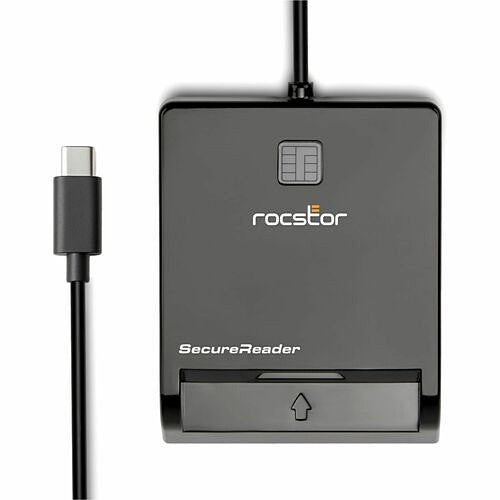 ROCSTOR SecureReader CR15 USB-C Smart Card Reader for Secure Access