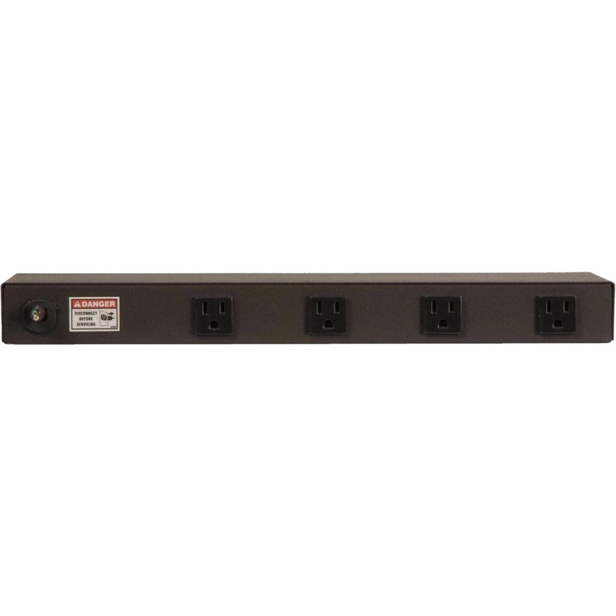 Rack Mount Power Distribution Unit - 8-Outlet Surge Protected PDU | TecISoft 29095VH