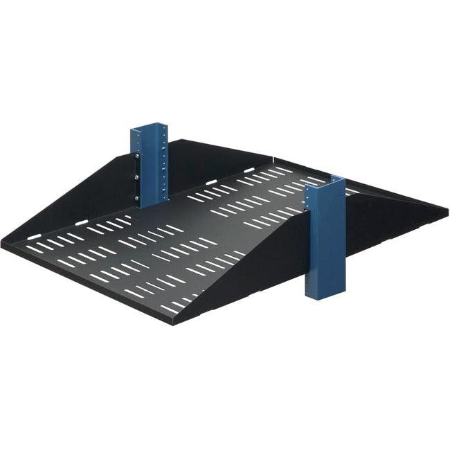 Rack Solutions 3U 2Post Center Mount Shelf 29in Depth (Flanged Up, Vented) 3USHL-022FULL-29UV
