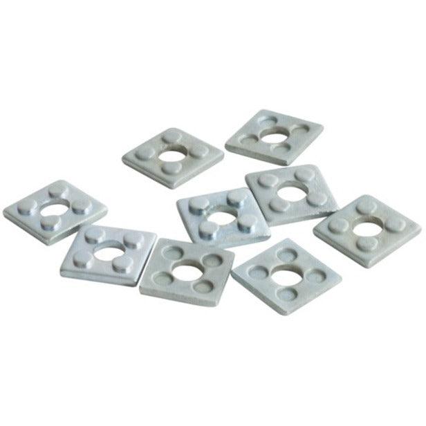 Rack Solutions Square Hole Alignment Washer And Hardware 8-Pack