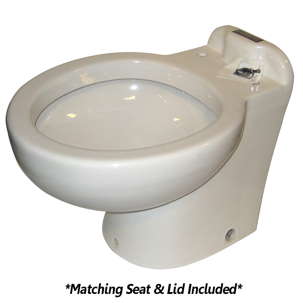 Raritan Marine Elegance - Household Style - White - Freshwater Solenoid - Heavy-Duty Push