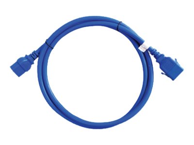 Raritan SecureLock - Power cable - IEC 60320 C14 to IEC 60320 C15 - 10 ft - blue (pack of 6)