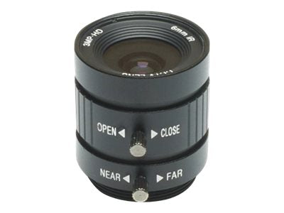 Raspberry Pi - CCTV lens - fixed focal - manual iris - CS-mount - 6 mm - f/1.2 SC0124