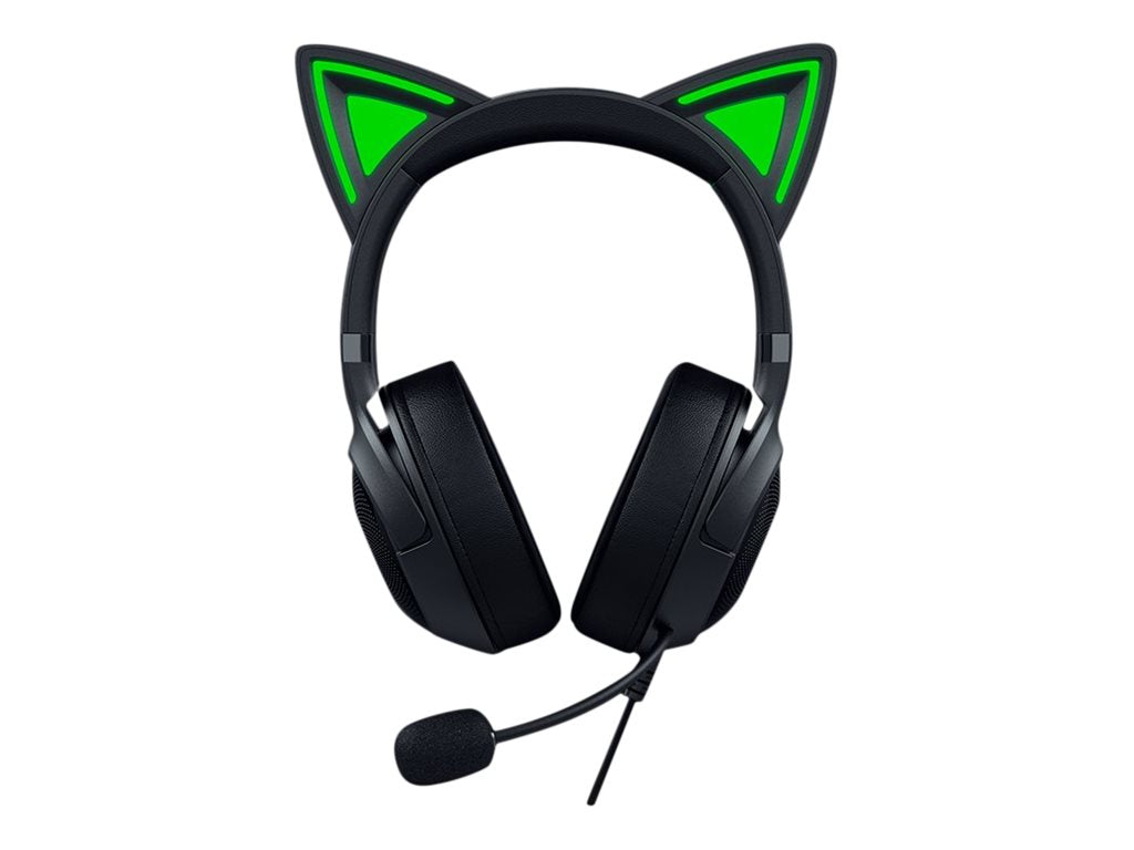Razer Kraken Kitty V2 - Headset - full size - wired - USB - noise isolating - black