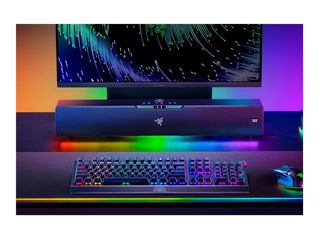 Razer Leviathan V2 Pro - Sound bar system - for PC - wireless - Bluetooth - App-controlled - USB