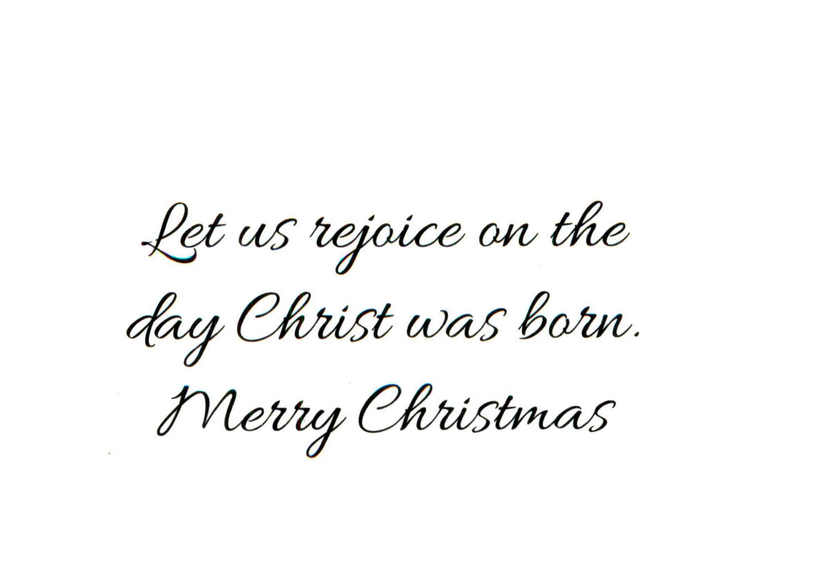 Religious Christmas 16 Card Set - A Time for Peace