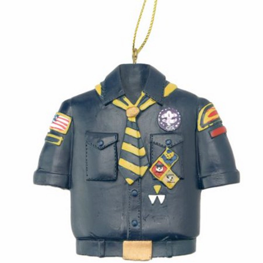 Resin Cub Scout Blue Shirt Ornament - 3.25"