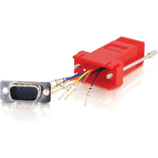 Rj45 / Db9M Mod Adptr Red