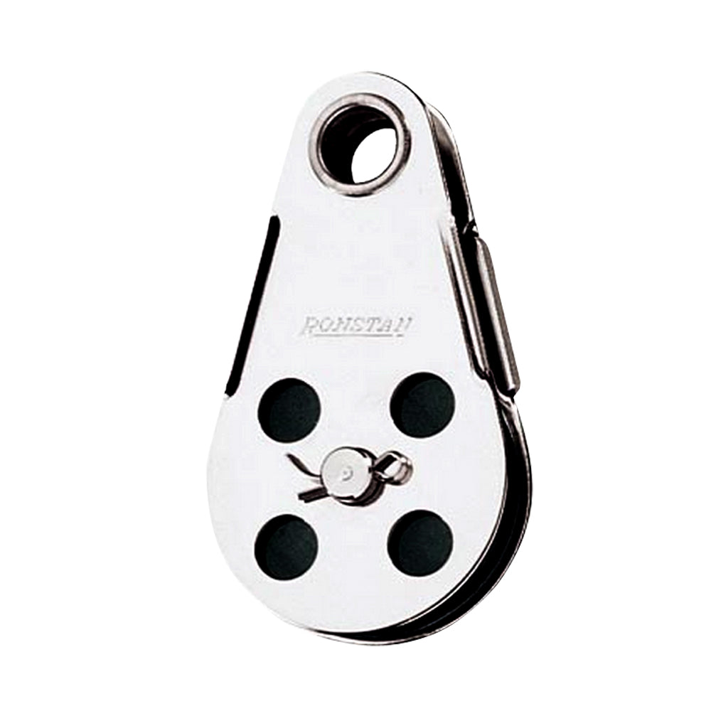 Ronstan Wire Block - Tubular Rivet Head w/Removable Nylatron® Sheave - 45mm (1-3/4")