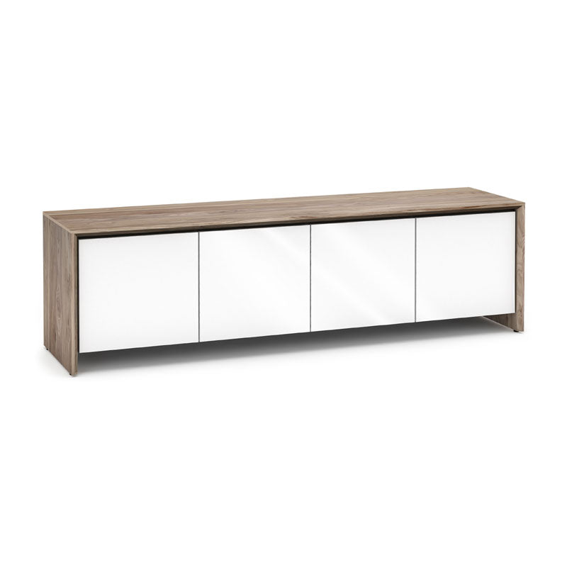 Salamander Barcelona 247 Two-Tone Natural Walnut Gloss White Contemporary Storage